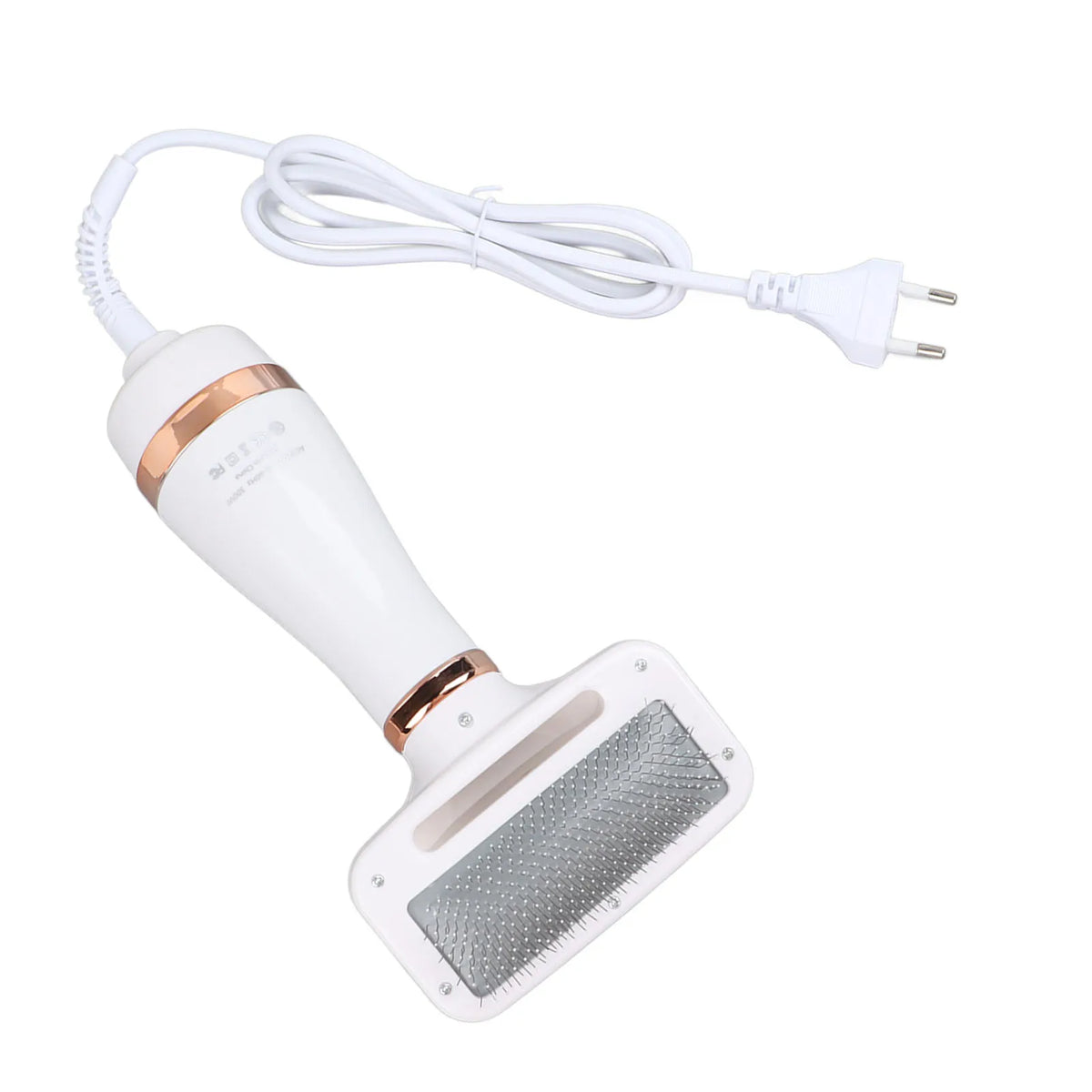 2-in-1 Handheld Pet Grooming Dryer with Slicker Brush for Dogs
