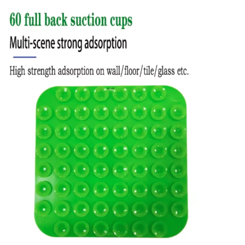 Pet Lick Mat Slow Feeding Plate with Suction, Training Aid