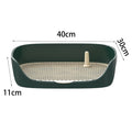 Indoor Dog Potty Tray with Splash Wall, Pee Pad Holder for Puppies
