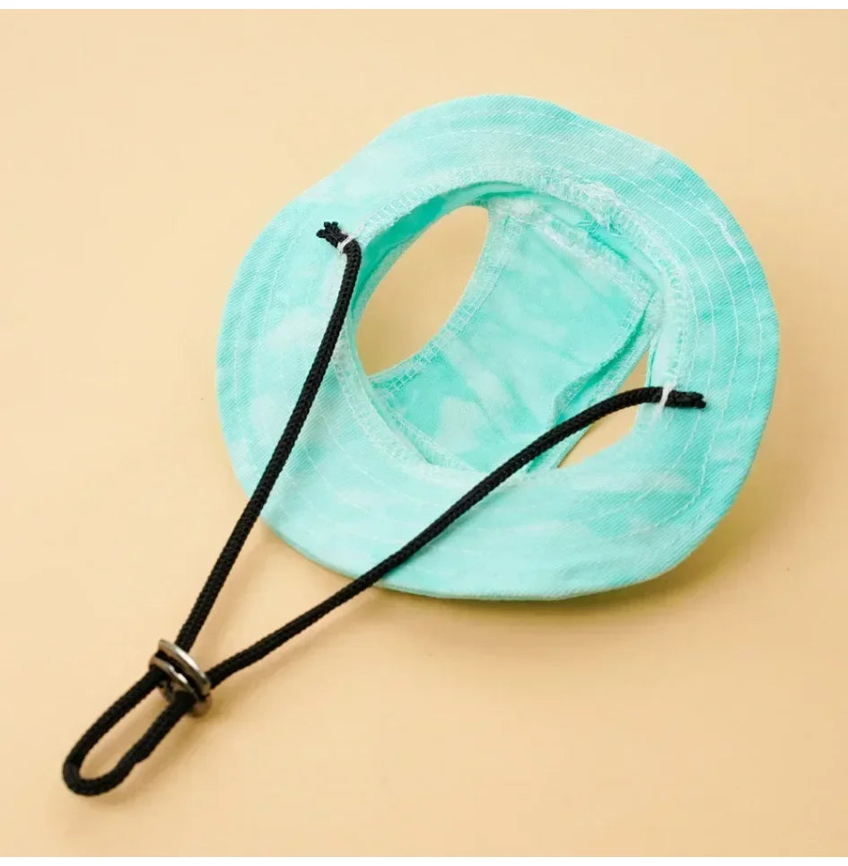 Cowboy Hat for Dogs and Cats with Ear Holes, Party Cap