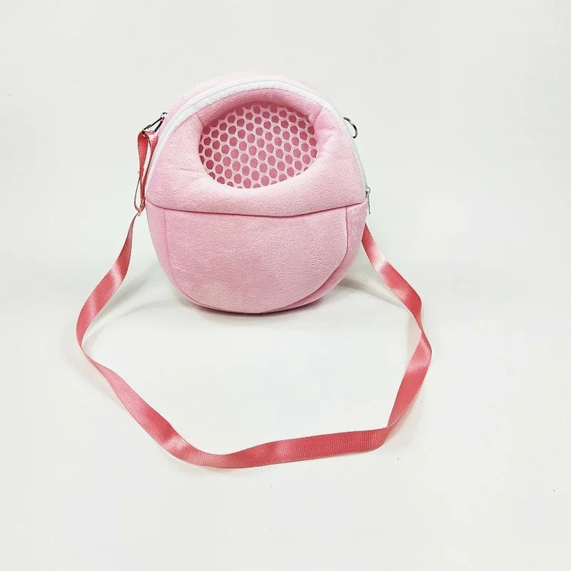 Breathable Small Pet Carrier Pouch for Guinea Pigs, Hamsters & Rats