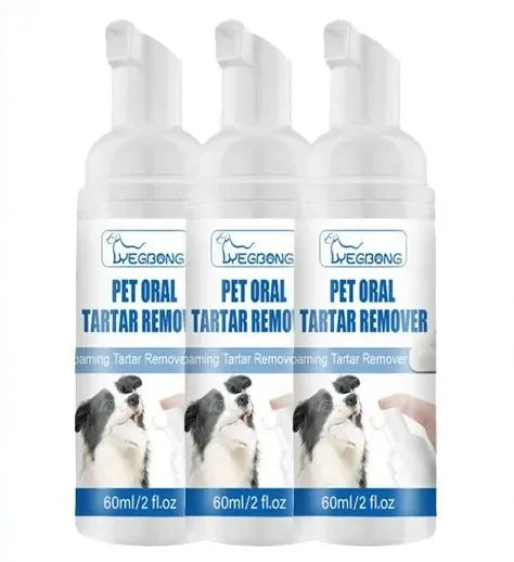 Natural Tartar Remover Foam for Dogs & Cats, Plaque & Fresh Breath