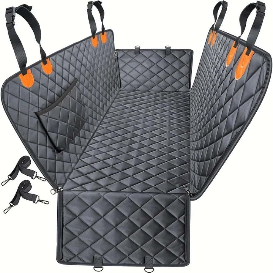Waterproof Dog Car Seat Hammock, Heavy-Duty Scratch-Proof Cover