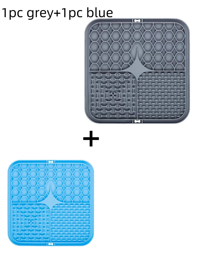 Suction Cup Dog Lick Mat for Bath Time Distraction and Grooming