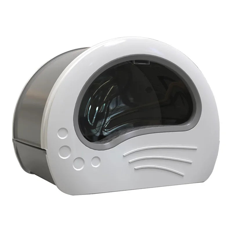 Fully Enclosed Drawer Cat Litter Box, Odor-Blocking & Splash-Proof