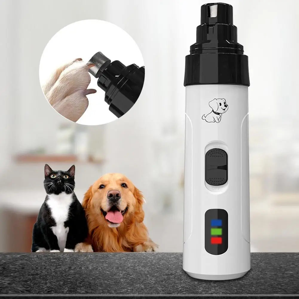 Painless Electric Dog Nail Grinder, USB Rechargeable Trimmer