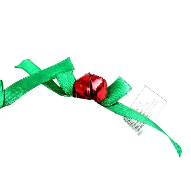 Christmas Reindeer Antler Headband with Santa Hat for Dogs & Cats