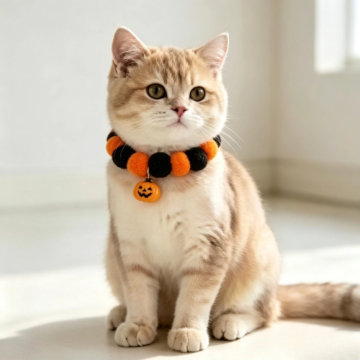 Halloween Breakaway Pet Collar 3-Pack with Bells for Cats & Small Dogs