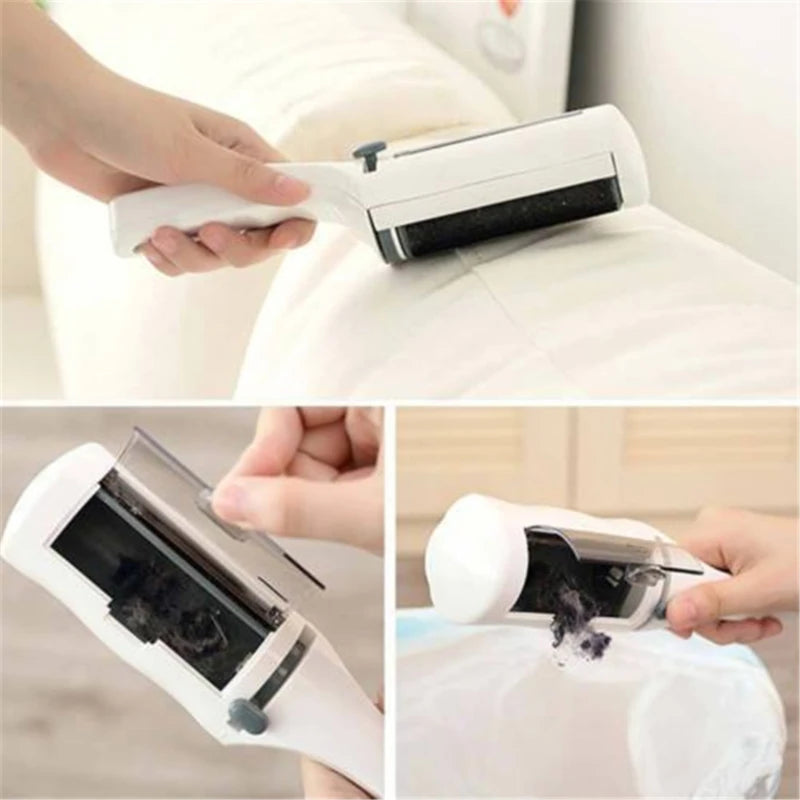 Pet Hair Remover Brush – Electrostatic Dust Sweeper for Home & Car