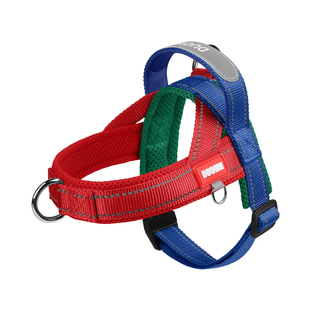 No-Pull Saddle-Style Dog Harness, Reflective Walking Vest