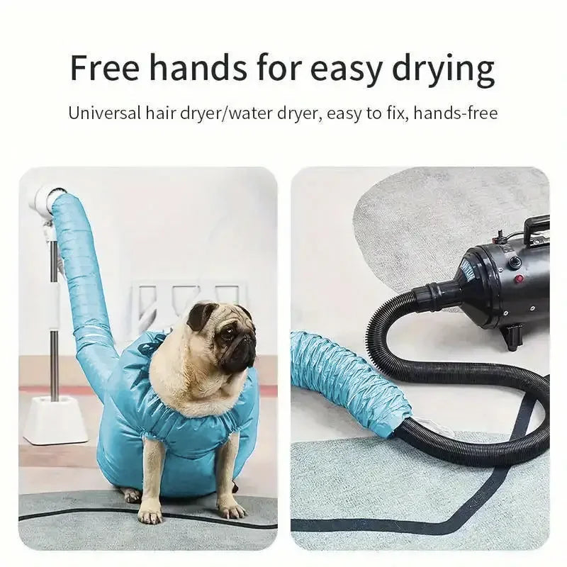 Portable Pet Drying Bag for Dogs and Cats, Foldable Hair Dryer Box
