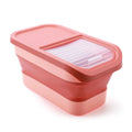 Collapsible Airtight Pet Food Storage Container with Lid, 13-33 lb