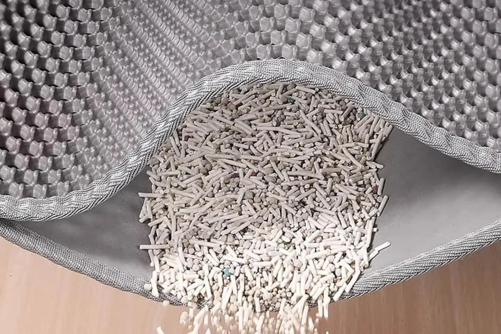 Heavy Duty Waterproof Cat Litter Mat, Double Layer Non-Slip