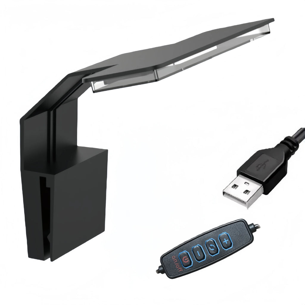 USB Clip-On LED Aquarium Light for Small Fish Tanks and Plants
