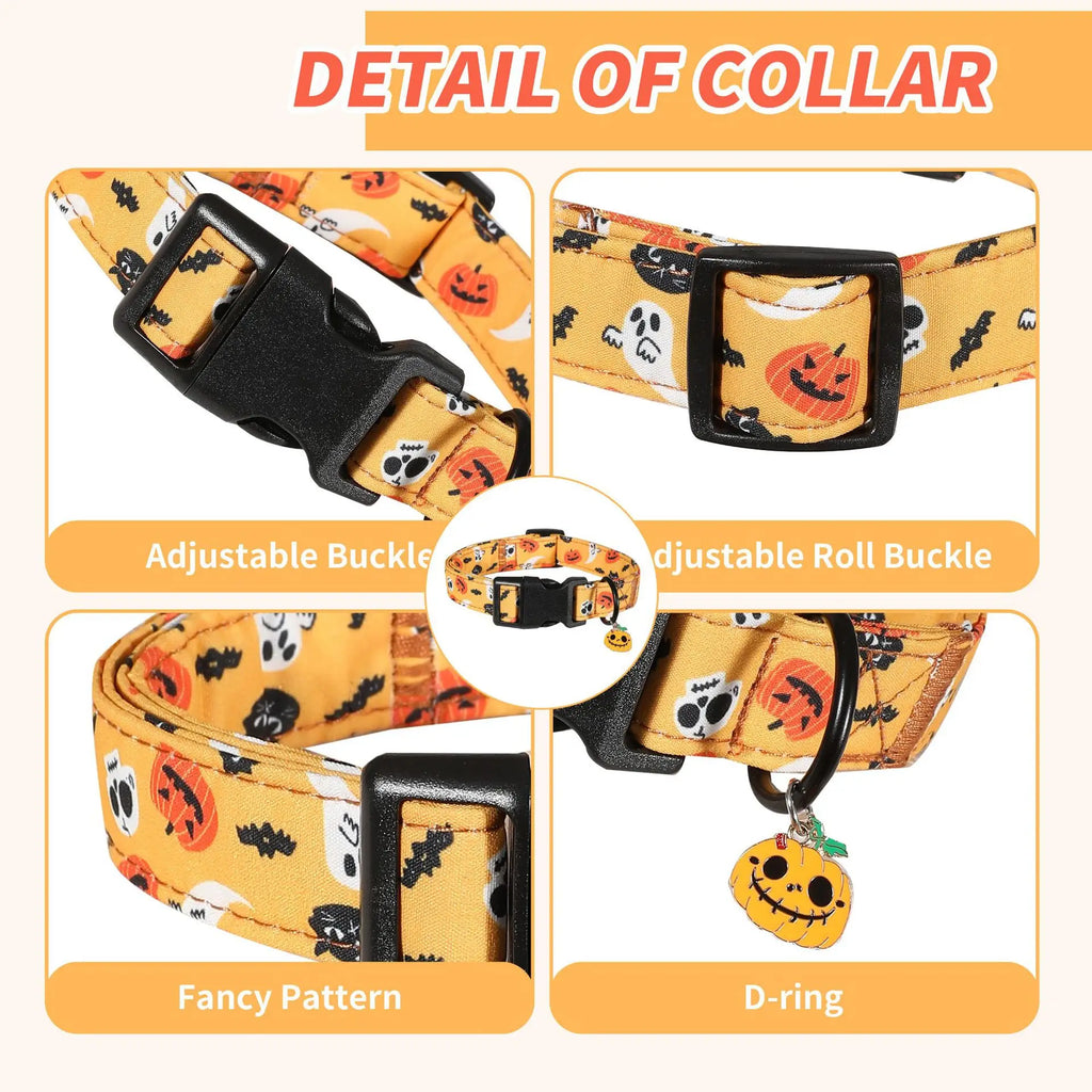 Halloween Pet Neck Ruff Collar, Costume Accessory for Dogs & Cats