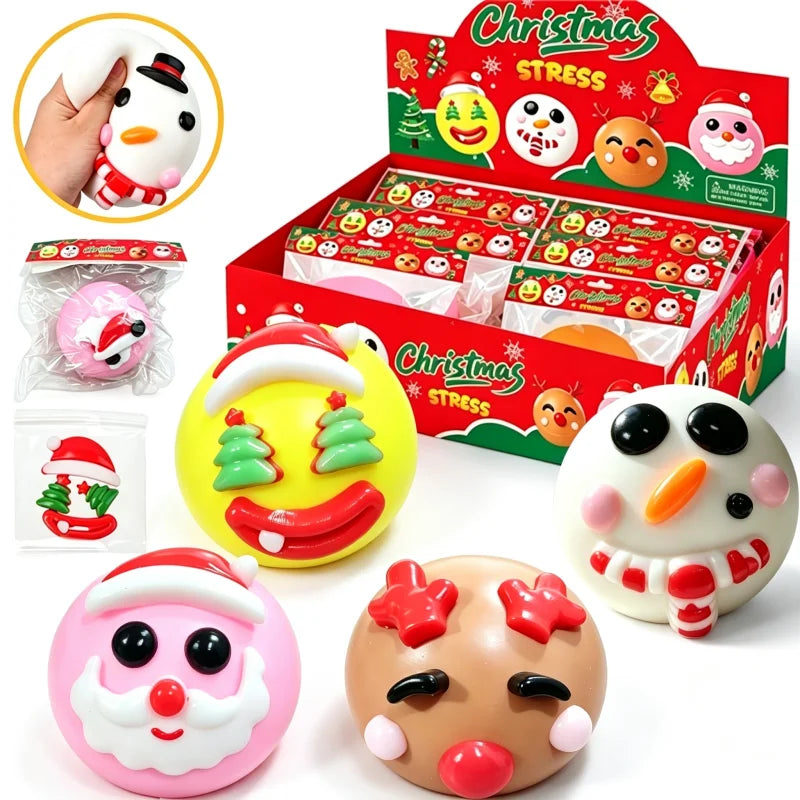 Christmas Limited Edition DIY Ugly Face Dog Squishy Squeeze Ball
