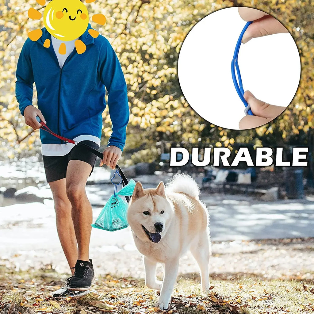 Hands-Free Dog Poop Bag Dispenser Holder for Leash Walks