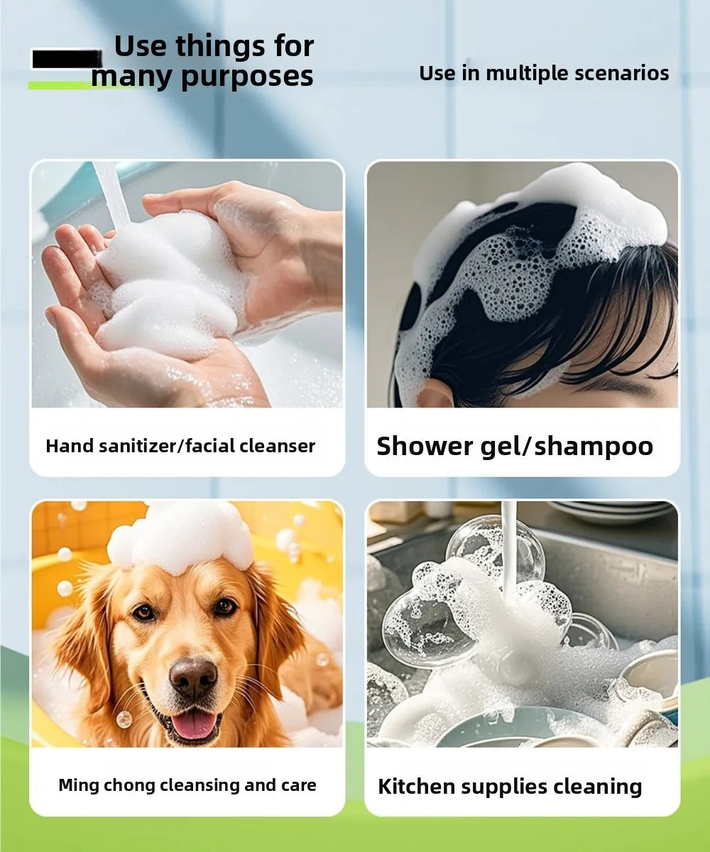 Electric Pet Bath Foam Maker, Dog Cat Shampoo Dilution Bottle
