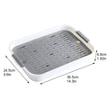 Corner Rabbit Litter Box, Small Pet Toilet Tray for Bunnies & Ferrets