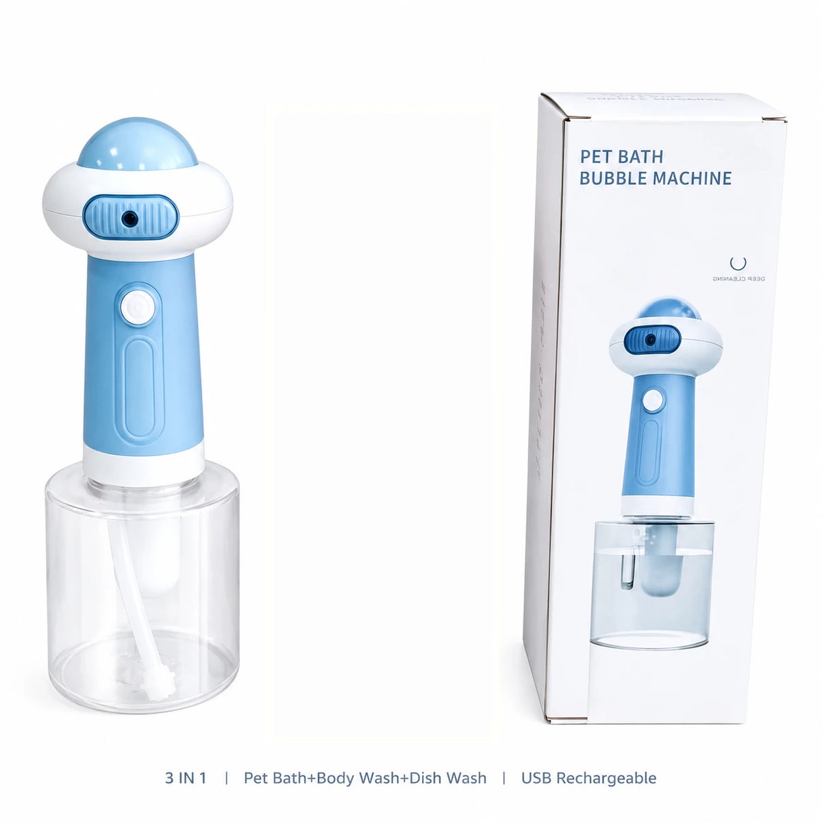 Electric Pet Bath Foam Maker, Dog Cat Shampoo Dilution Bottle