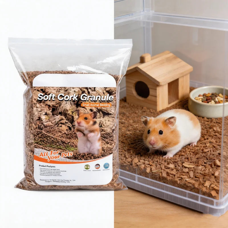 Dust-Free Walnut Sand Bedding Litter for Hamsters and Small Pets