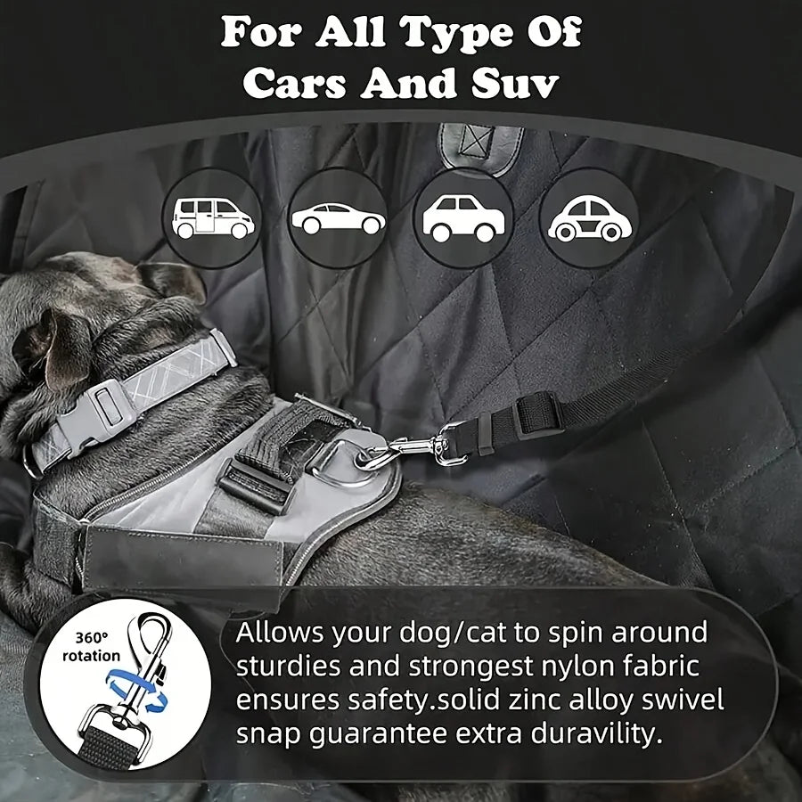 Adjustable Dog Seat Belt for Car Safety Tether Leash