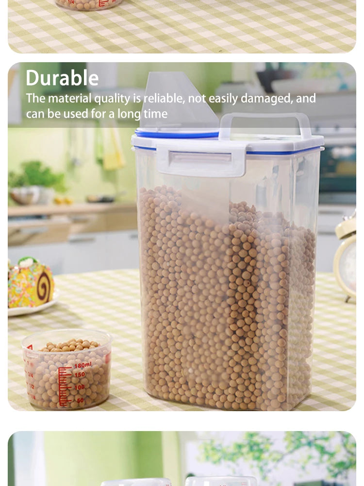 Airtight Pet Food Storage Container, Large Capacity for Dogs & Cats