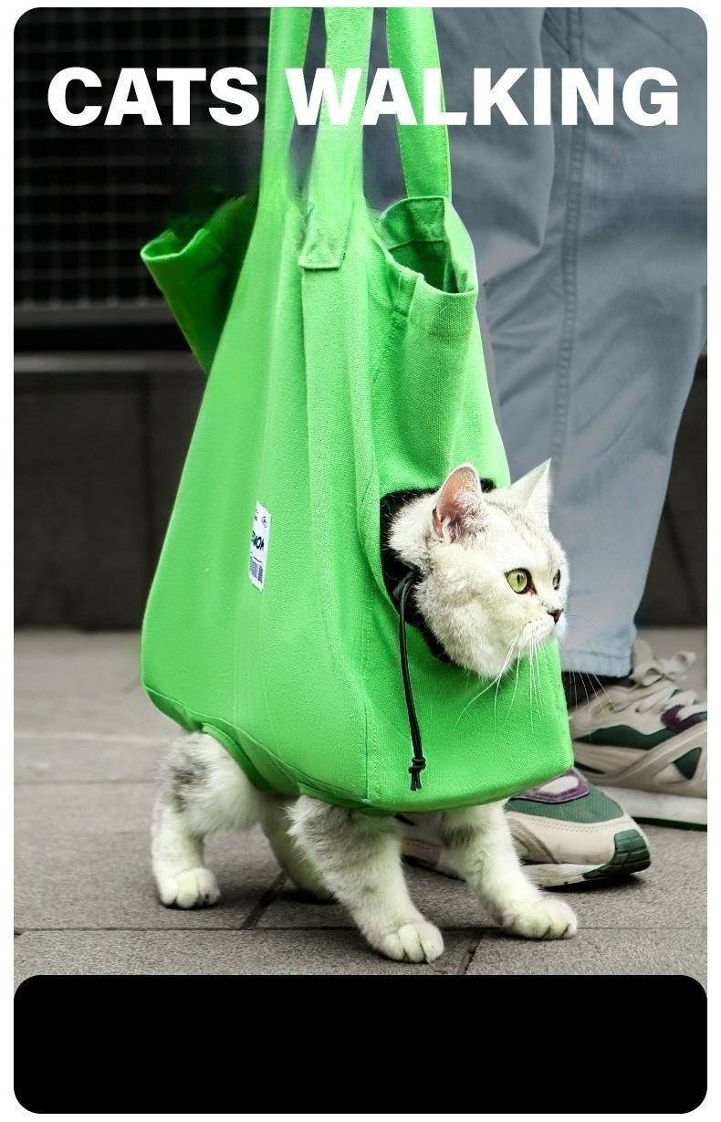 Pet Carrier Shoulder Sling Bag for Small Dogs & Cats on the Go