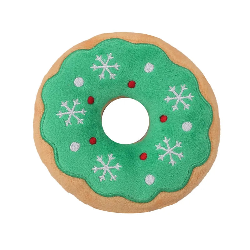 Plush Christmas Squeaky Dog Toy