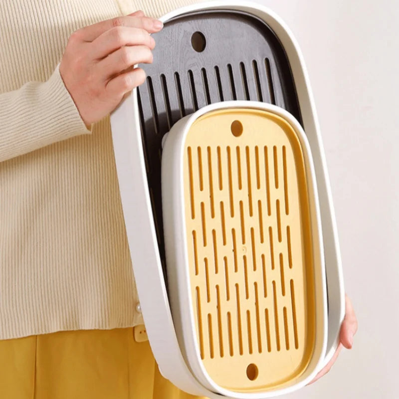 Corner Litter Box Tray for Rabbits, Guinea Pigs and Small Pets