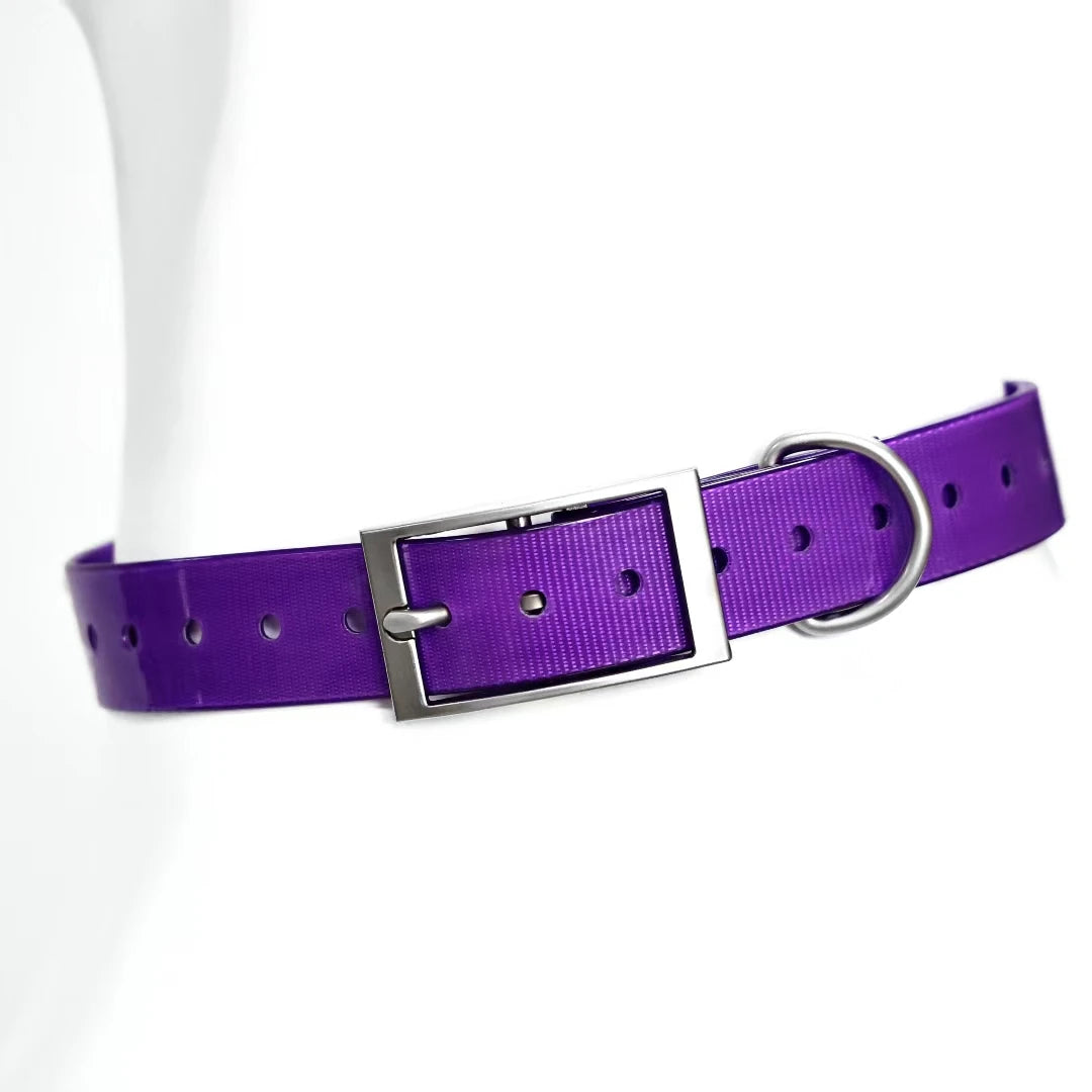 Waterproof TPU Dog Collar, Odor-Proof Adjustable Collar for Large Dogs