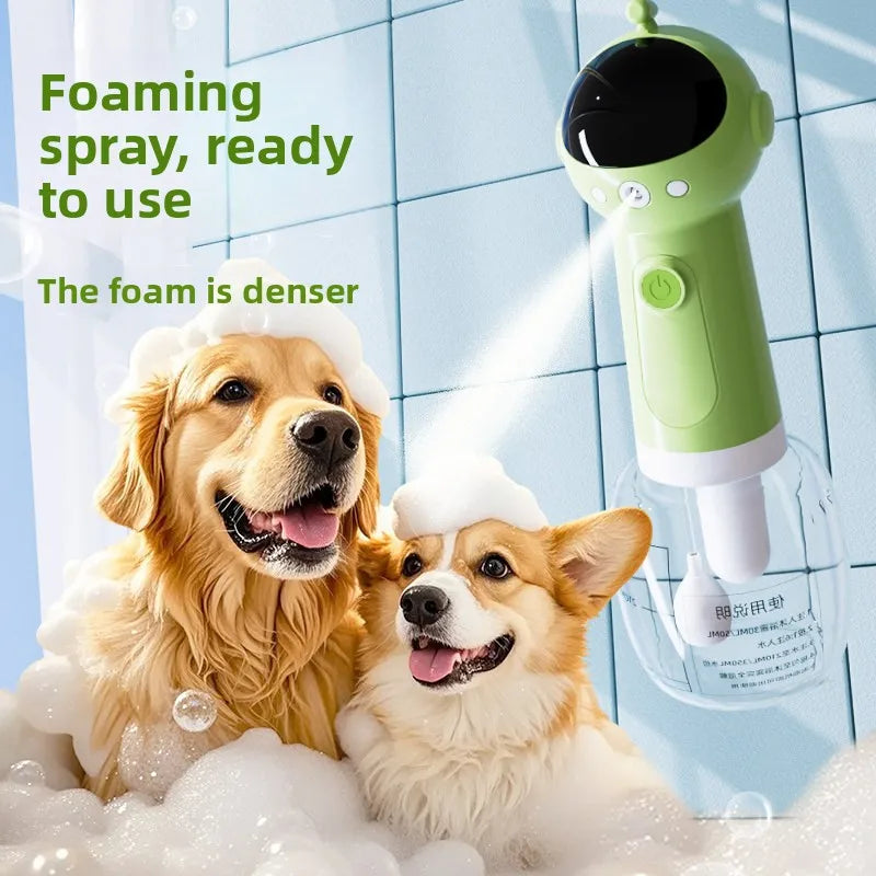 Electric Pet Bath Foam Maker, Dog Cat Shampoo Dilution Bottle