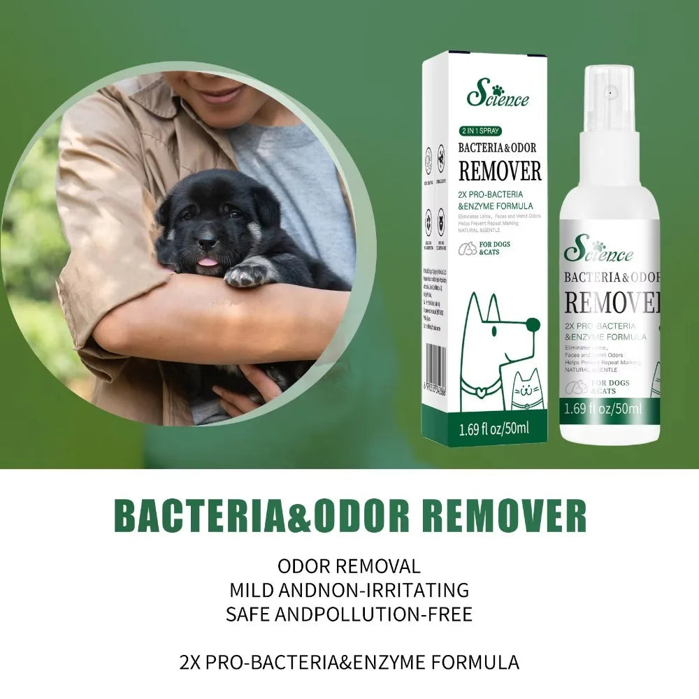 Long-Lasting Pet Cologne Deodorizing Spray for Dogs & Cats, 100ml
