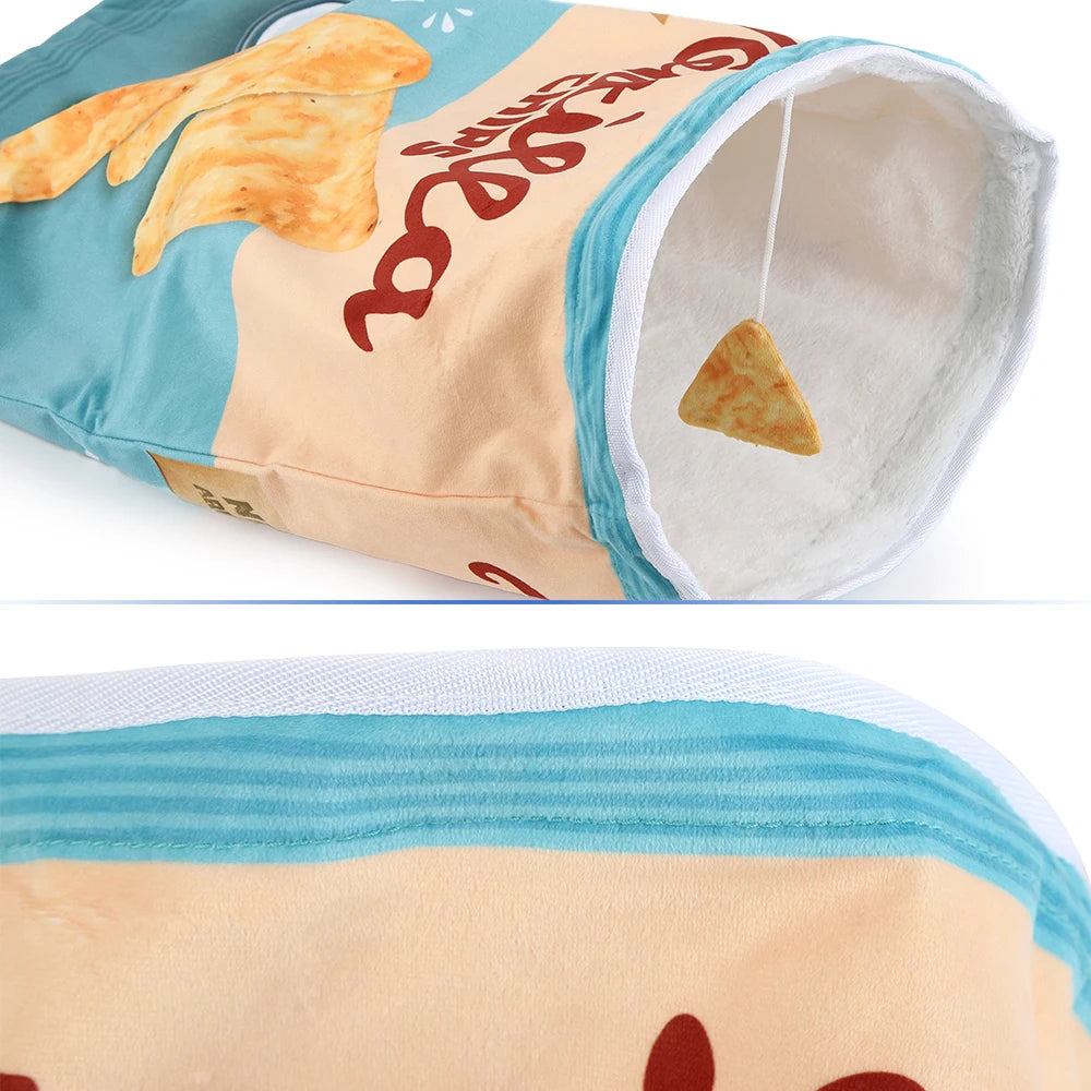 Halloween Print Collapsible Cat Tunnel Toy for Kittens