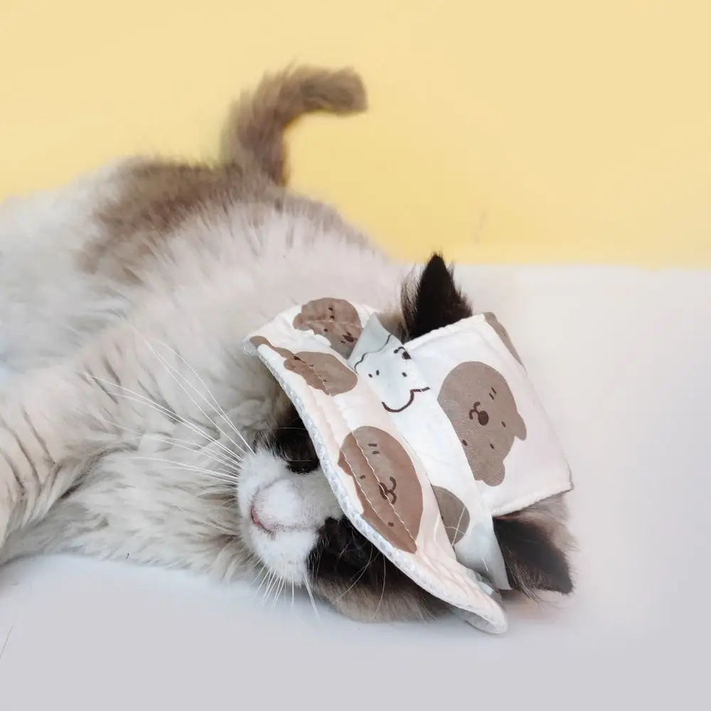 Adjustable Pet Sun Hat with Ear Holes for Dogs and Cats