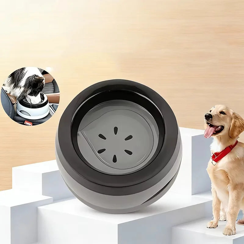 No-Spill Floating Pet Water Bowl, Portable Dog and Cat Bowl