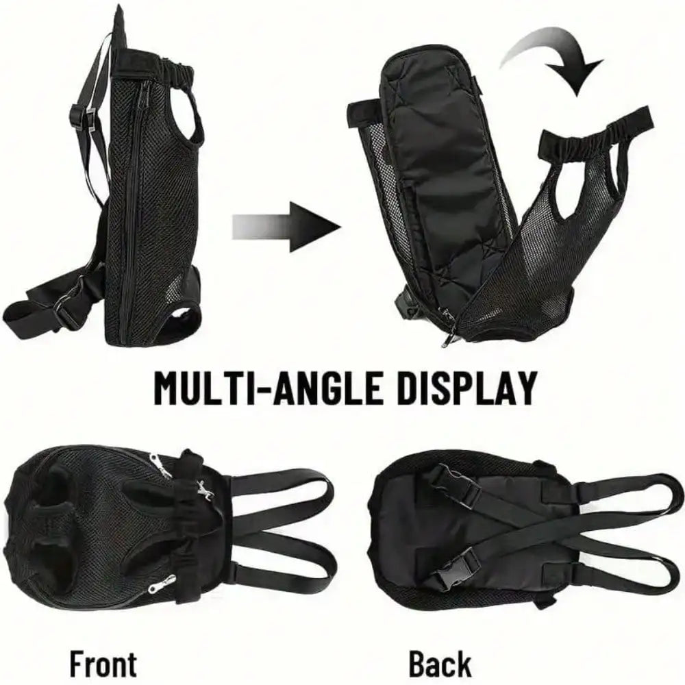 Front Chest Dog Backpack Carrier for Cats & Small Dogs Travel Hiking