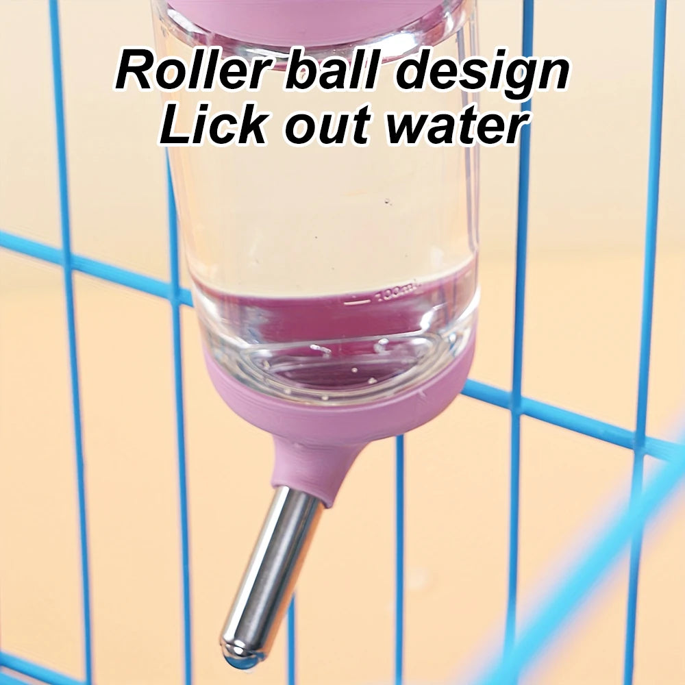 Leak-Proof Hanging Water Bottle for Hamsters, Rabbits and Guinea Pigs