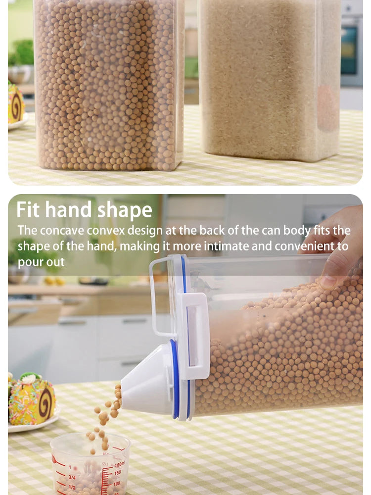 Airtight Pet Food Storage Container, Large Capacity for Dogs & Cats