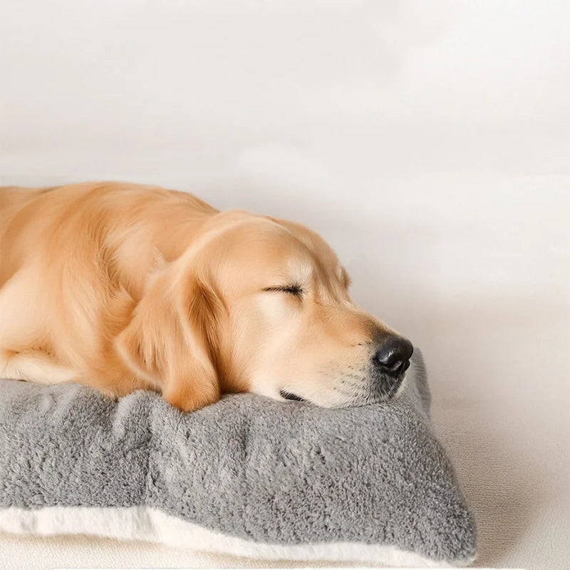 Extra Large Plush Dog Bed Sofa, Thick Washable Crate Mat for Dogs