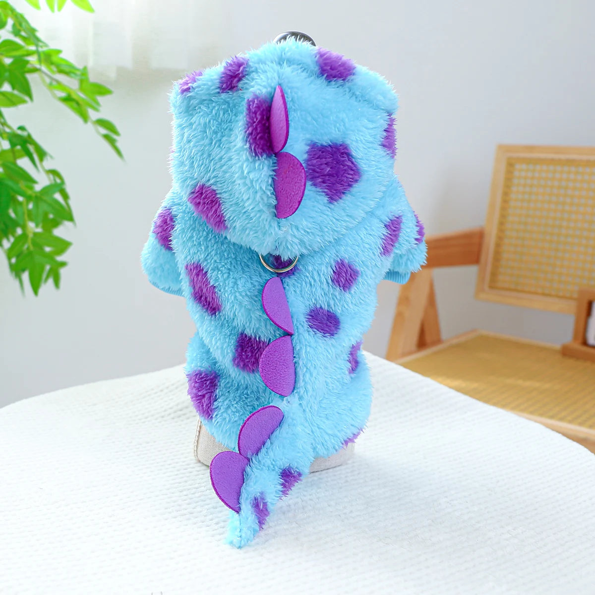 Cartoon Four-Leg Cotton Coat for Dogs & Cats, Warm Fall Pet Outfit