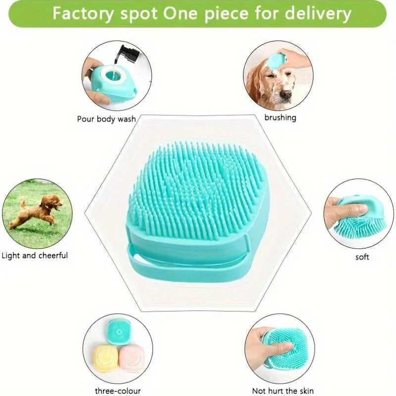 9-Piece Pet Grooming Kit with Brushes, Nail Clipper & Storage Bag