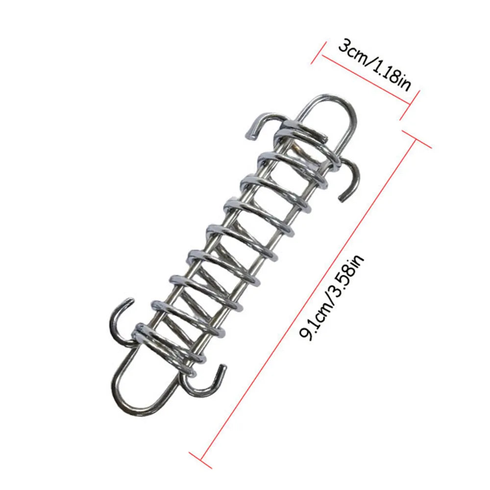 Dog Tie Out Shock Absorber Spring, Galvanized Steel Leash Buffer