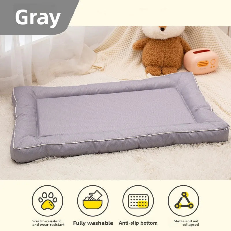 Chew-Resistant Waterproof Dog Crate Mat, Thick Non-Slip Sleeping Pad