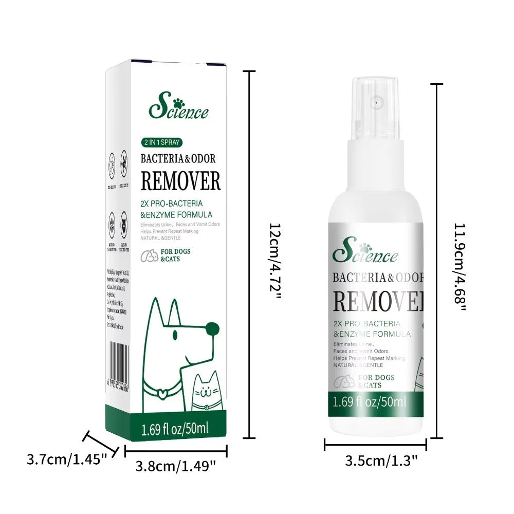 Long-Lasting Pet Cologne Deodorizing Spray for Dogs & Cats, 100ml