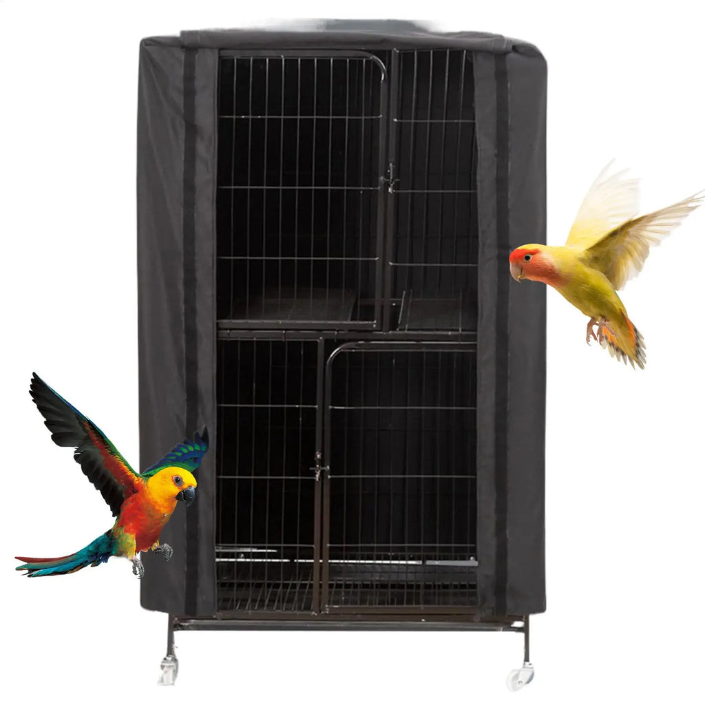 Breathable Blackout Bird Cage Cover, Washable Night Sleep Cover