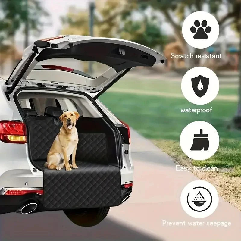 Waterproof Dog Cargo Liner for SUV, Durable Trunk Mat Cover