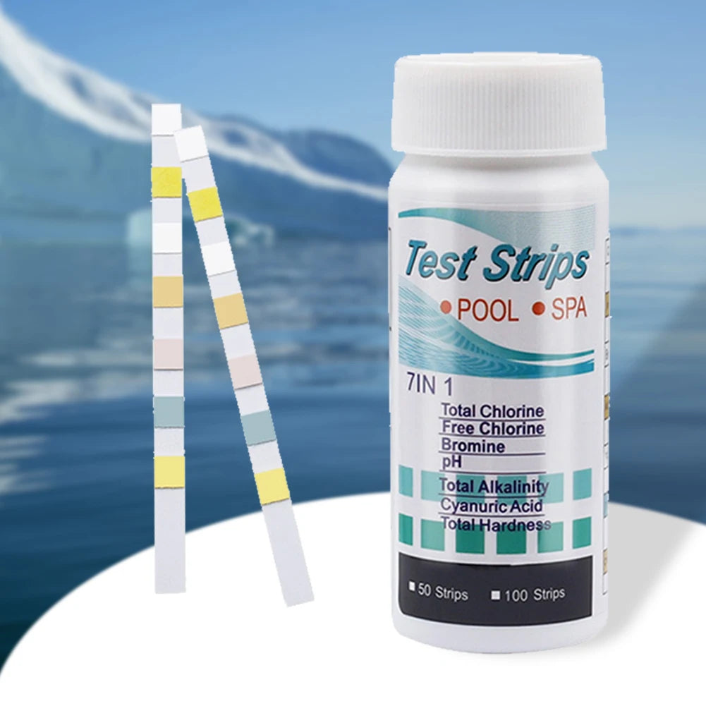 7-in-1 Aquarium Water Test Strips, pH & Water Quality Kit for Fish Tanks