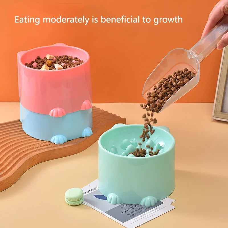 Slow Feeder Bowl for Dogs & Cats, Anti-Choke Puzzle Food Dish