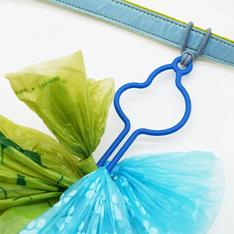 Hands-Free Dog Poop Bag Dispenser Holder for Leash Walks